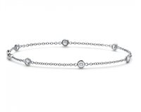 Bracelet Idee Preziose dal 1987 Femme in Or blanc Diamante 0.11 Ct IP.BK18B/1D - IP.BK18B/1D